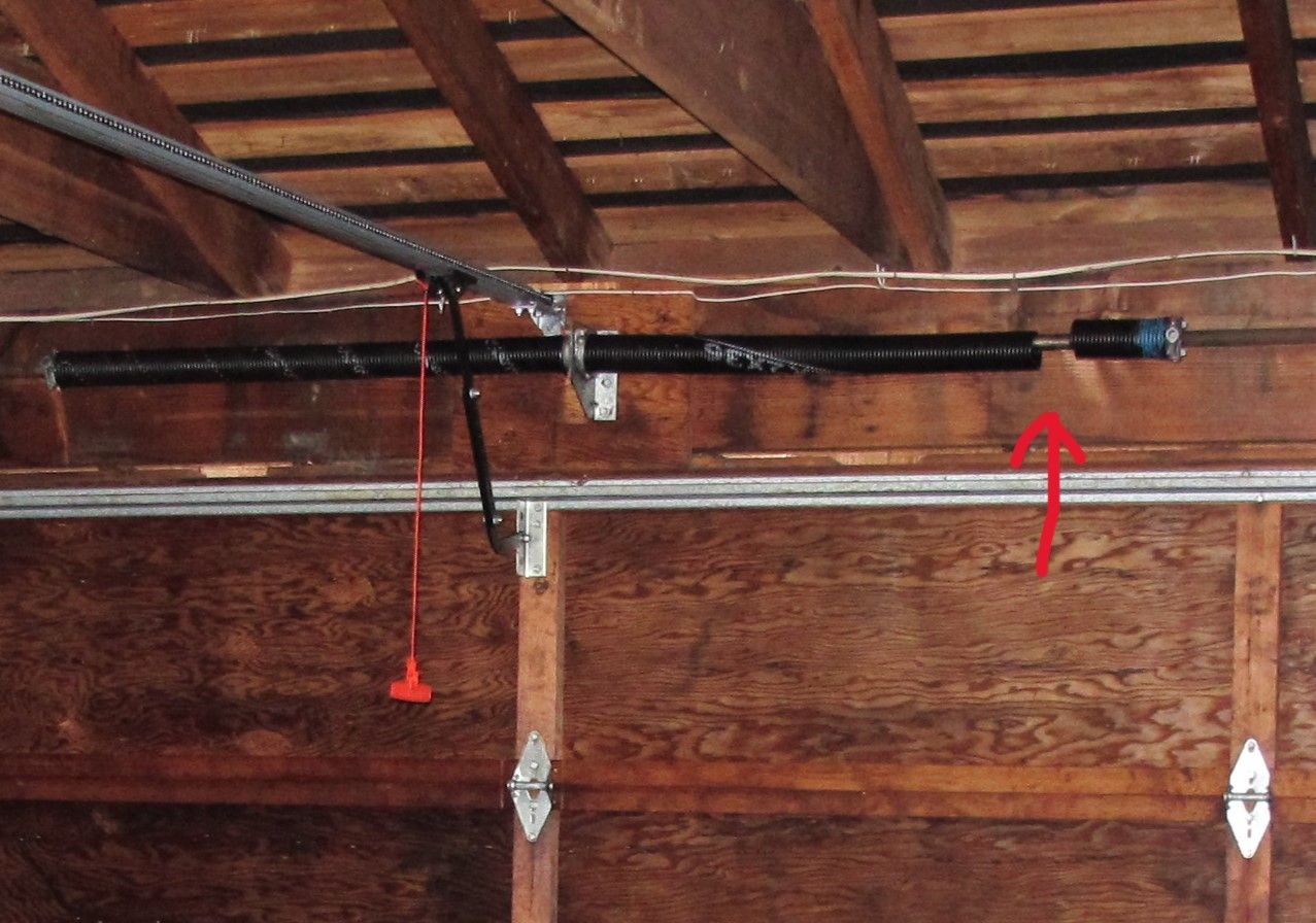 Broken garage door spring repaired by Garage Tech serving the Kenmore, WA area