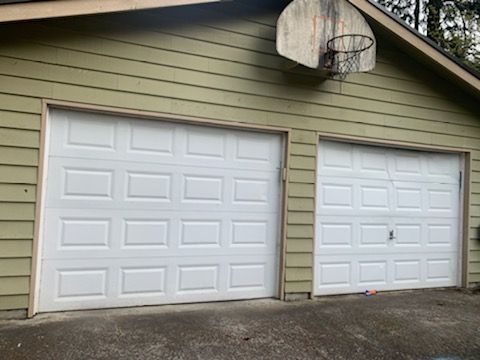 Residential steel garage doors with traditional appeal by Garage Tech serving Shoreline, WA