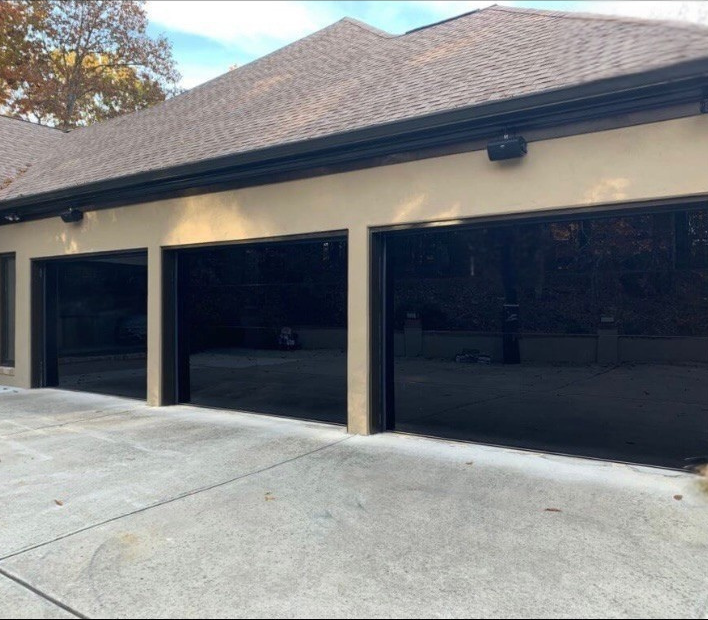Contemporary garage doors with clean, modern design installed by Garage Tech serving Marysville, WA