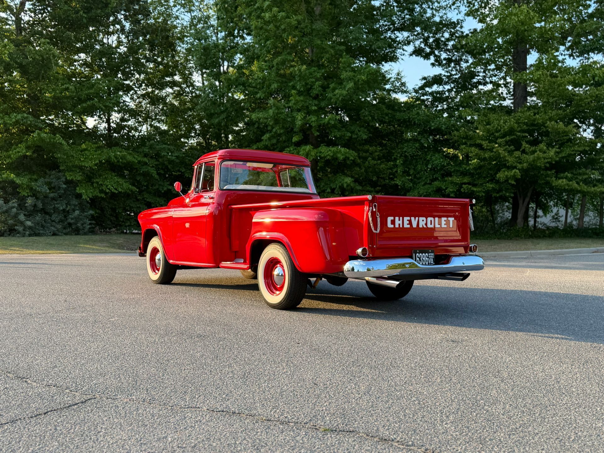 1957_Chevy_Pickup_Red_Ceramic_Coating