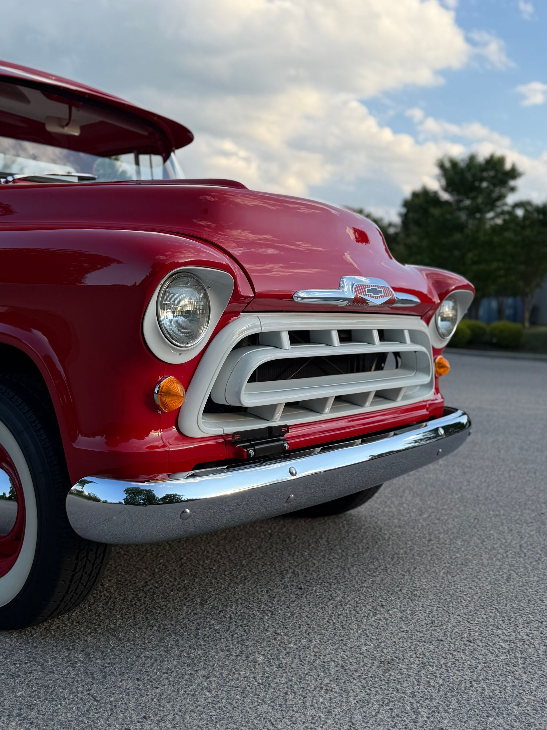 1957_Chevy_Pickup_Red_Ceramic_Coating