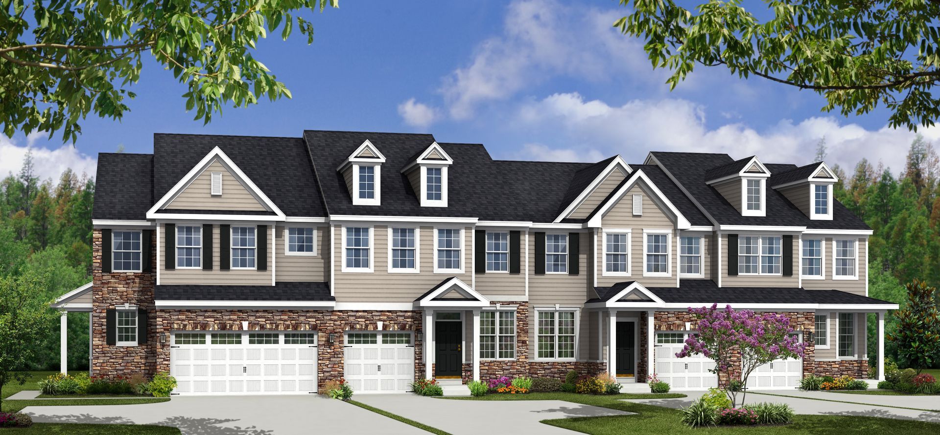 Hidden Meadows Town Home Rendering