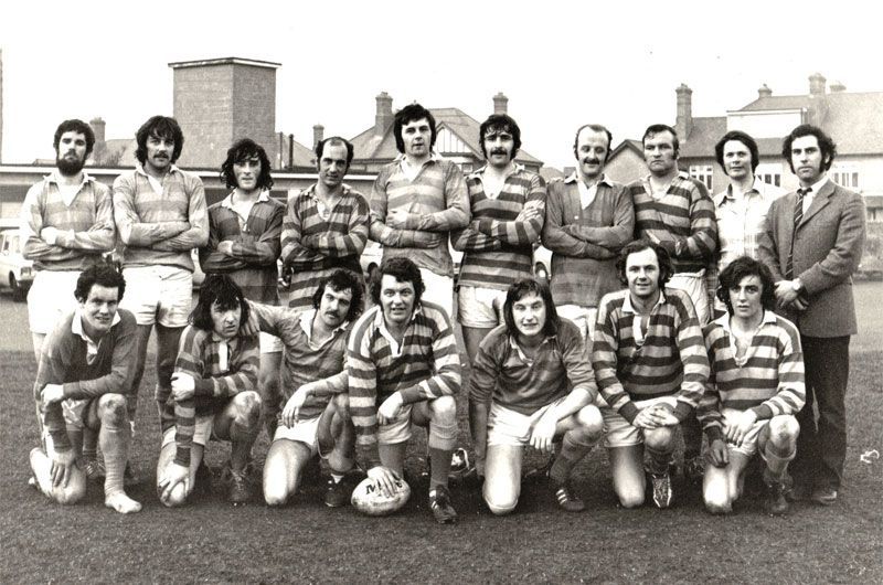old rugby team image