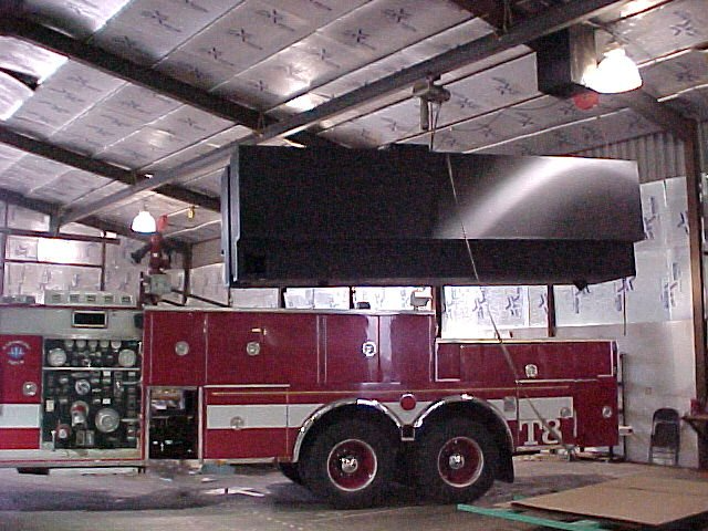 water tank on truck