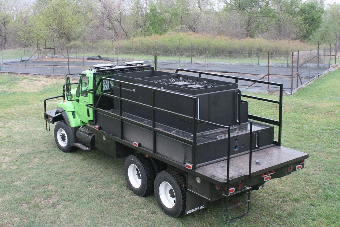 water tank on truck