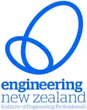 Blue Engineering New Zealand logo: oval shapes intertwined over text.