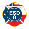 A logo for esd 8 Williamson county