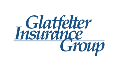 Glatfelter Insurance Group logo in blue italic text on a white background