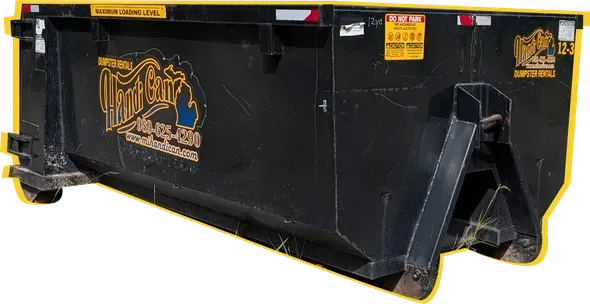 12-yard roll-off dumpster rental from Handi Can in Mid-Michigan
