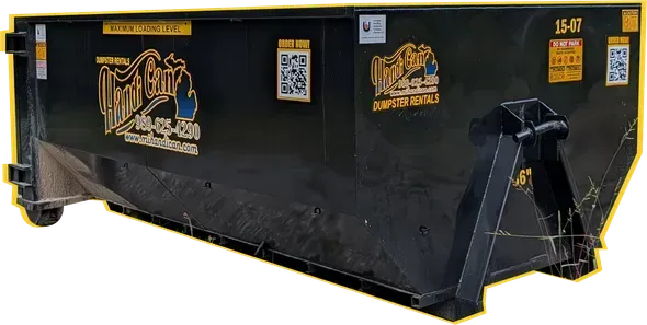 15-yard roll-off dumpster rental from Handi Can in Mid-Michigan