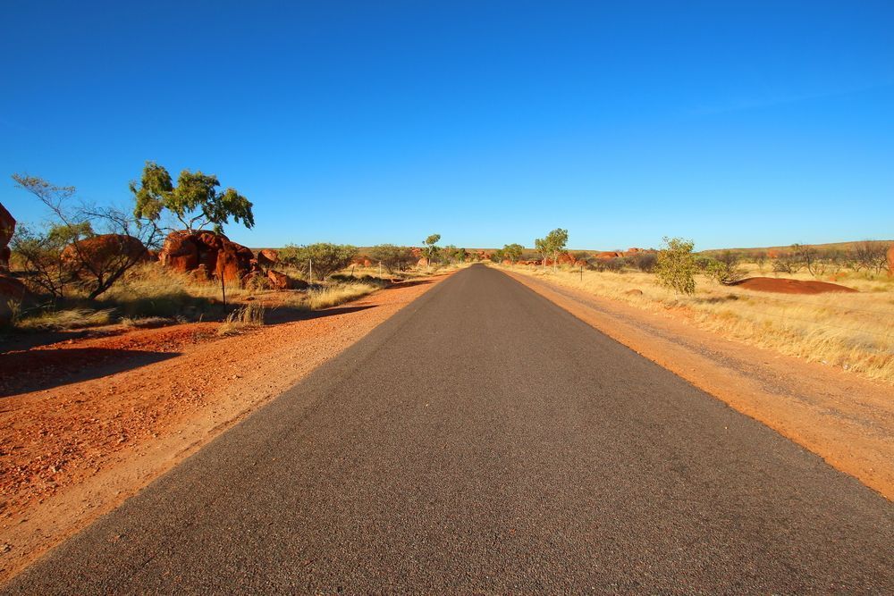 Paved Road Stretches Into The Distance — Wendy's Safety Services in Tennant Creek, NT