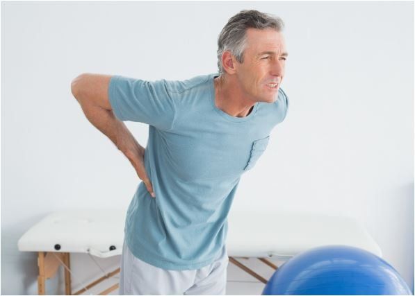 Man with back pain