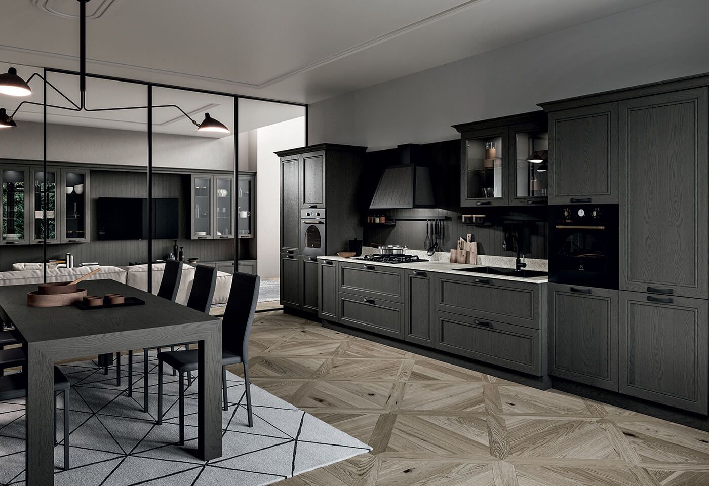 cucina scura