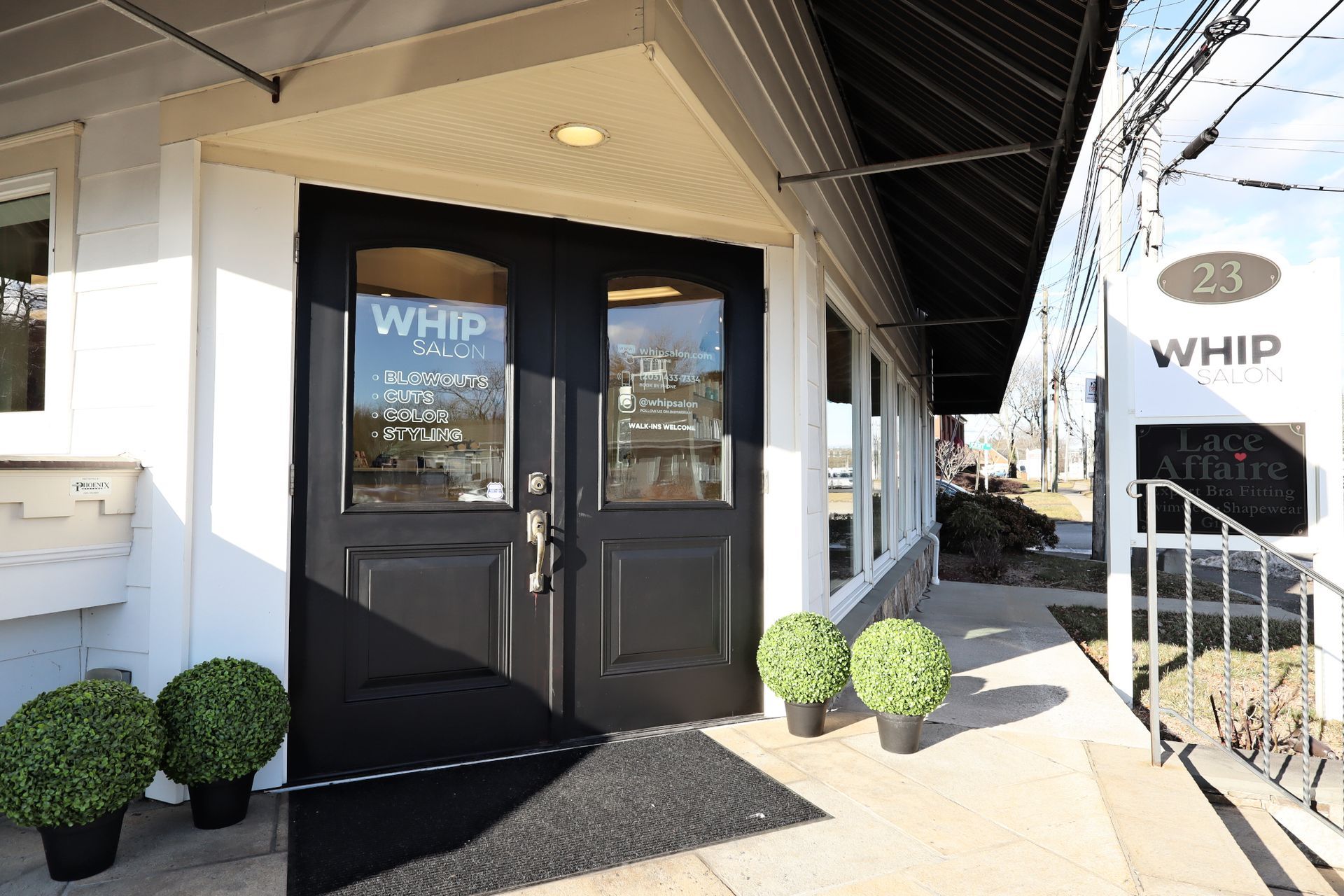 Entrance to 