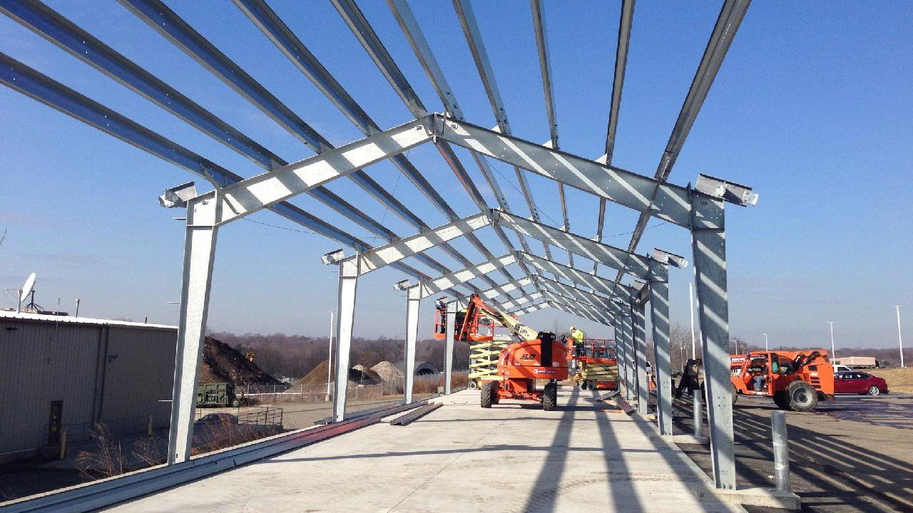 ACS Weapons System Facility; Construct ACS Vehicle Parking Shed & CE Storage Shed