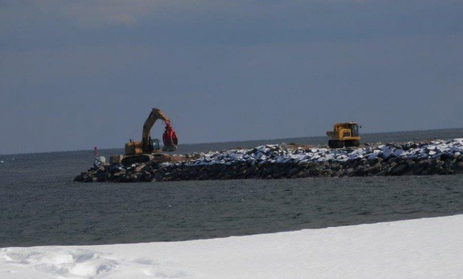 Repairs to the South Jetty