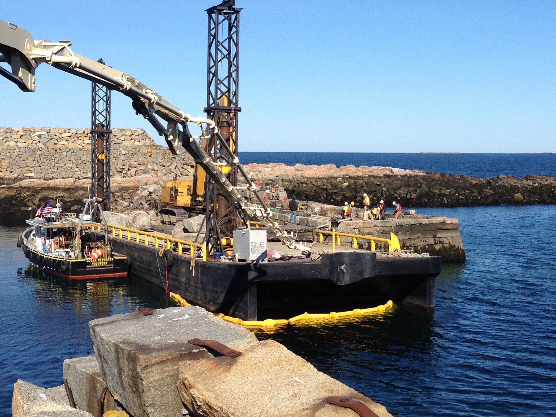 Pigeon Cove Breakwater Repairs