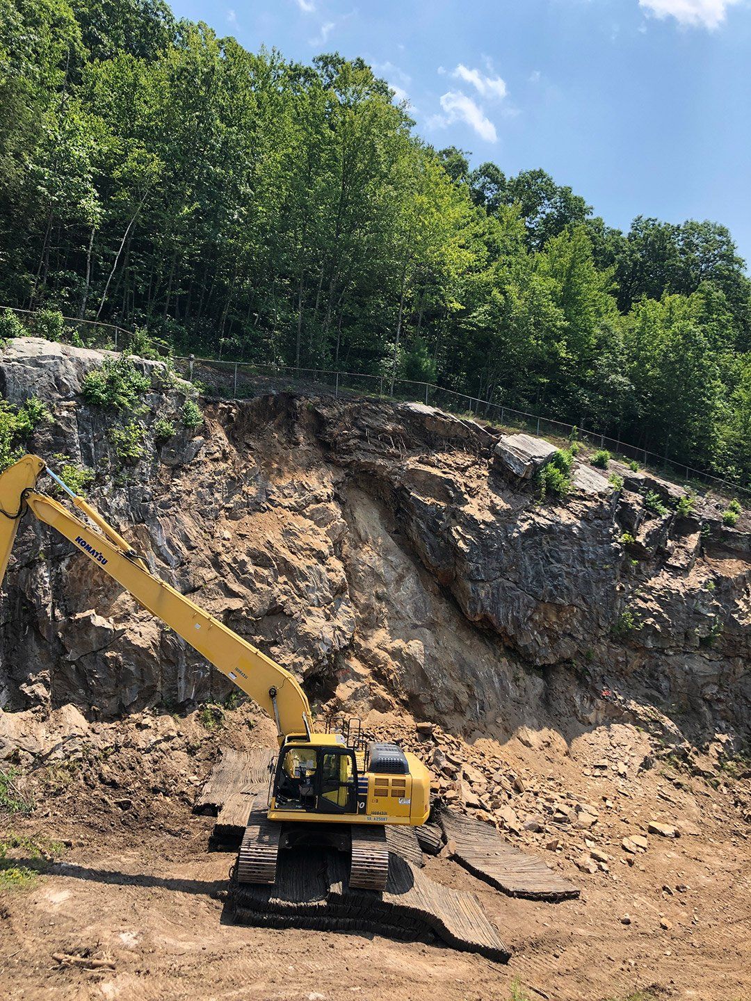 Spillway Rock Removal