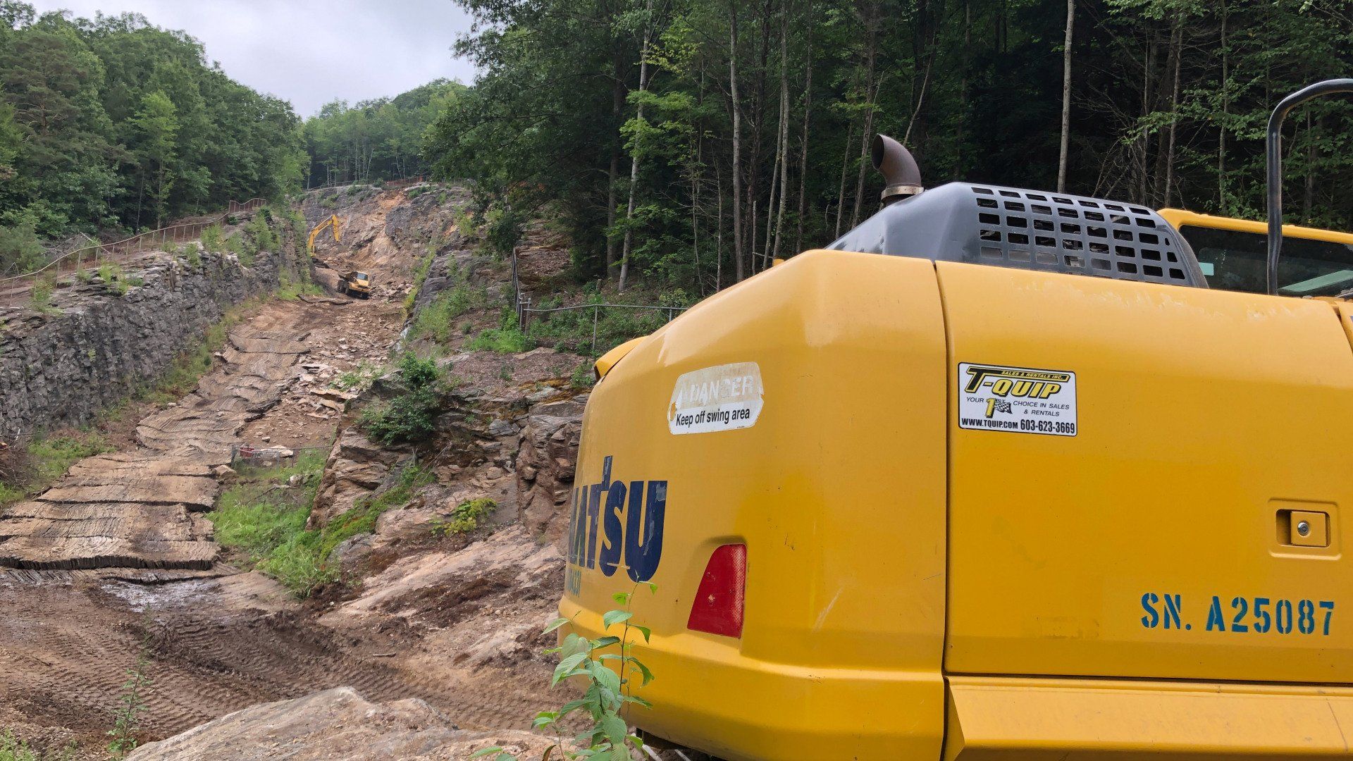 Spillway Rock Removal