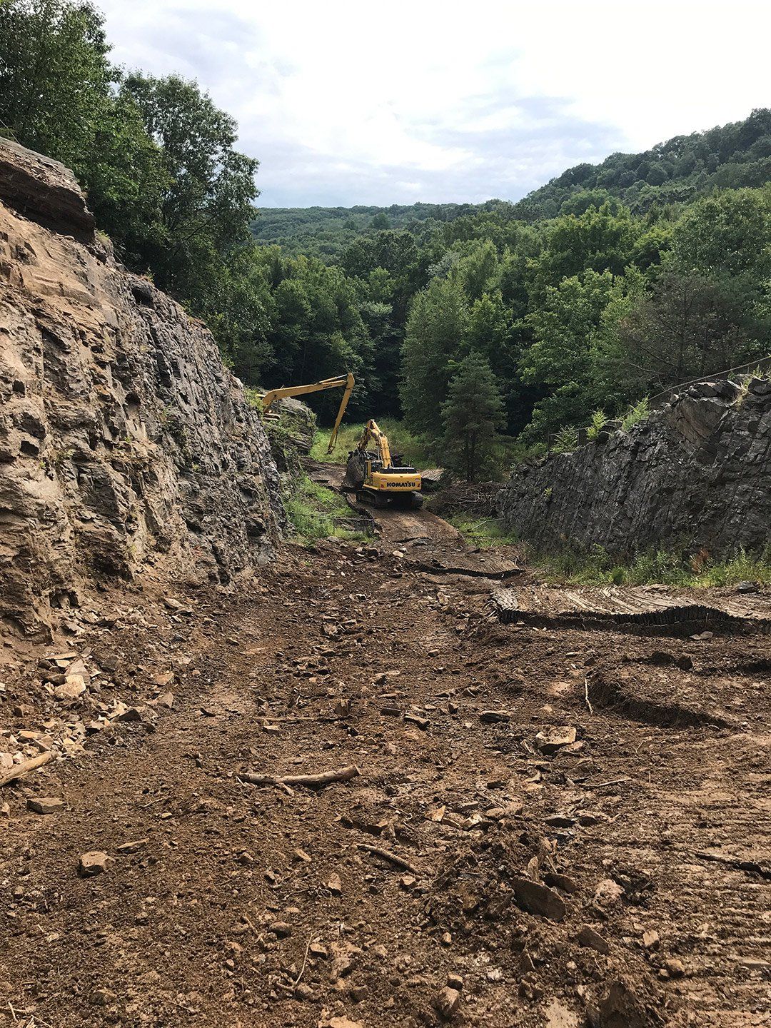 Spillway Rock Removal