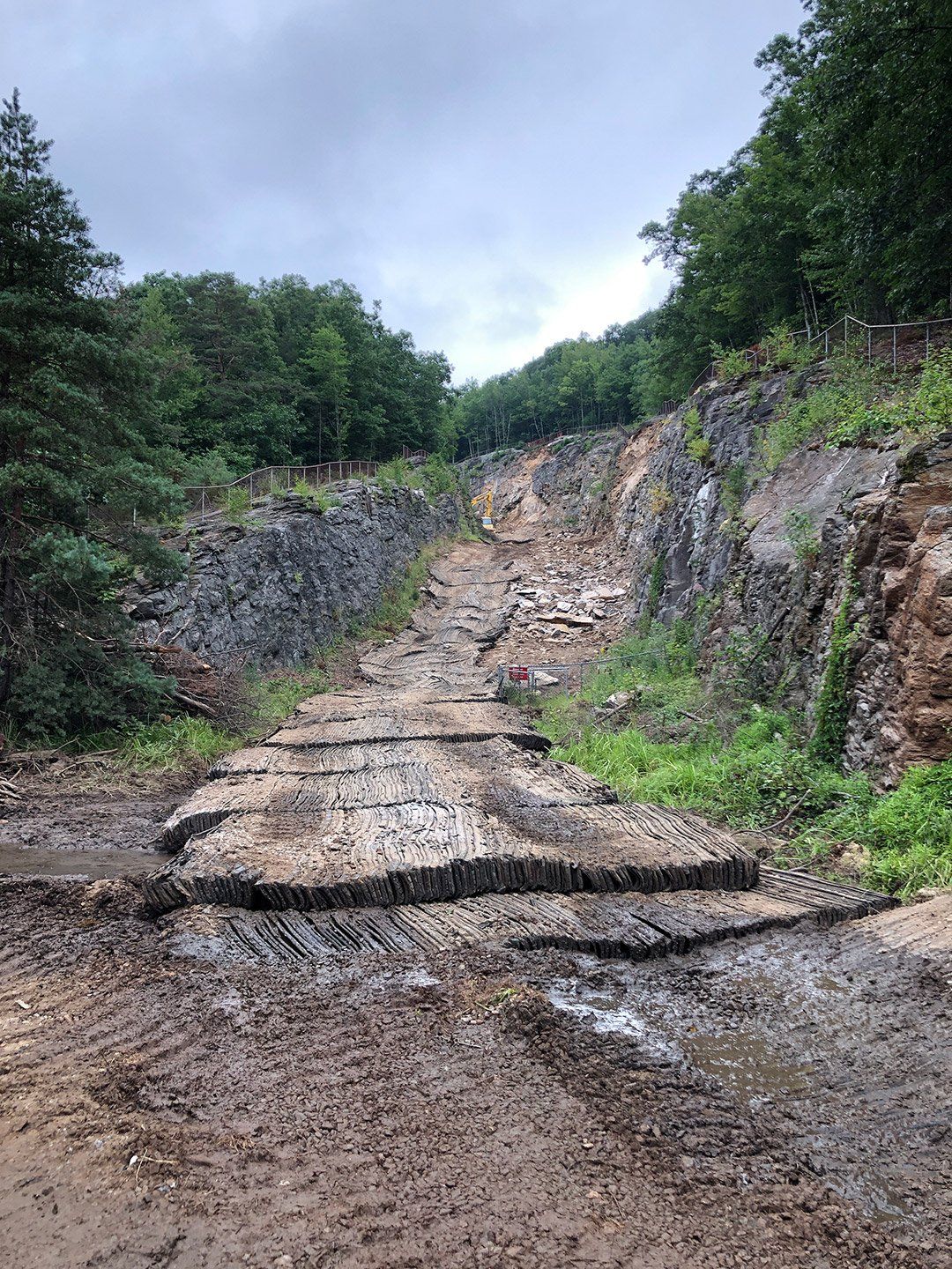 Spillway Rock Removal