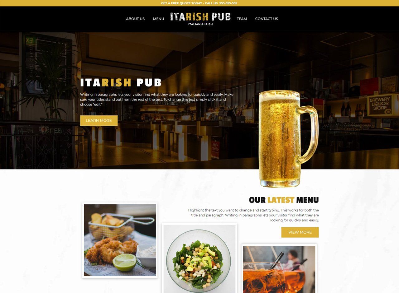Custom Restaurant Website Design Online Food Orders Canada