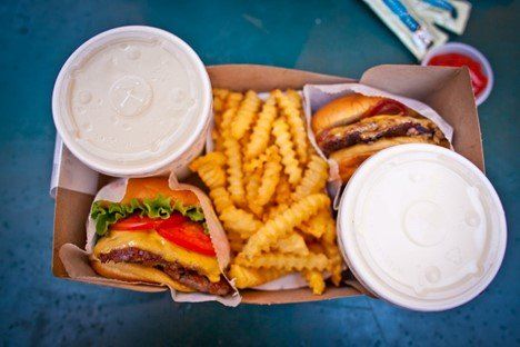 Fast food delivered at home