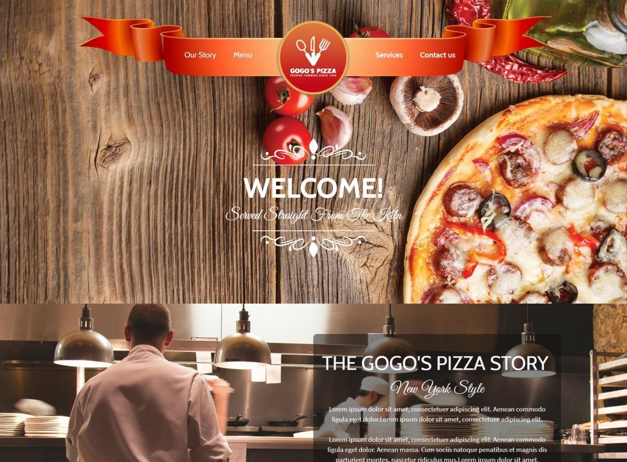 a man is standing in a kitchen looking at a pizza .