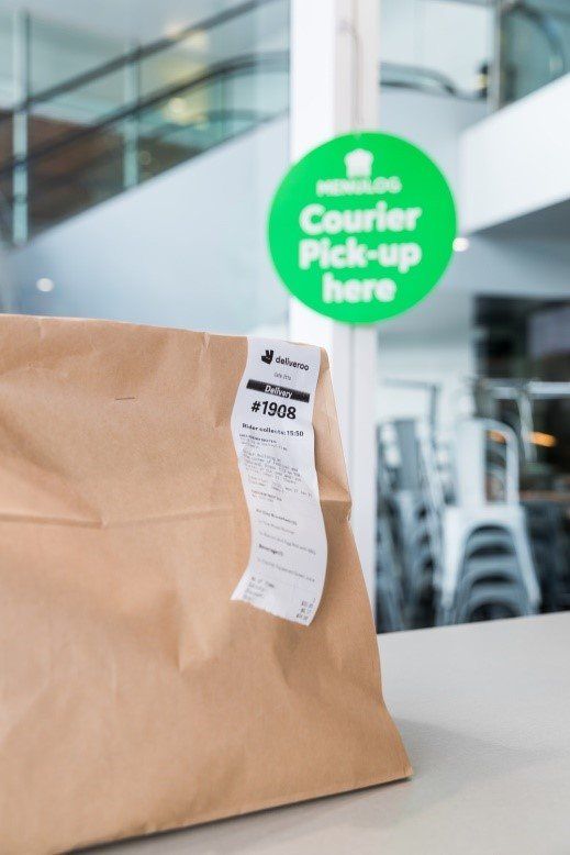 a food parcel ready for delivery