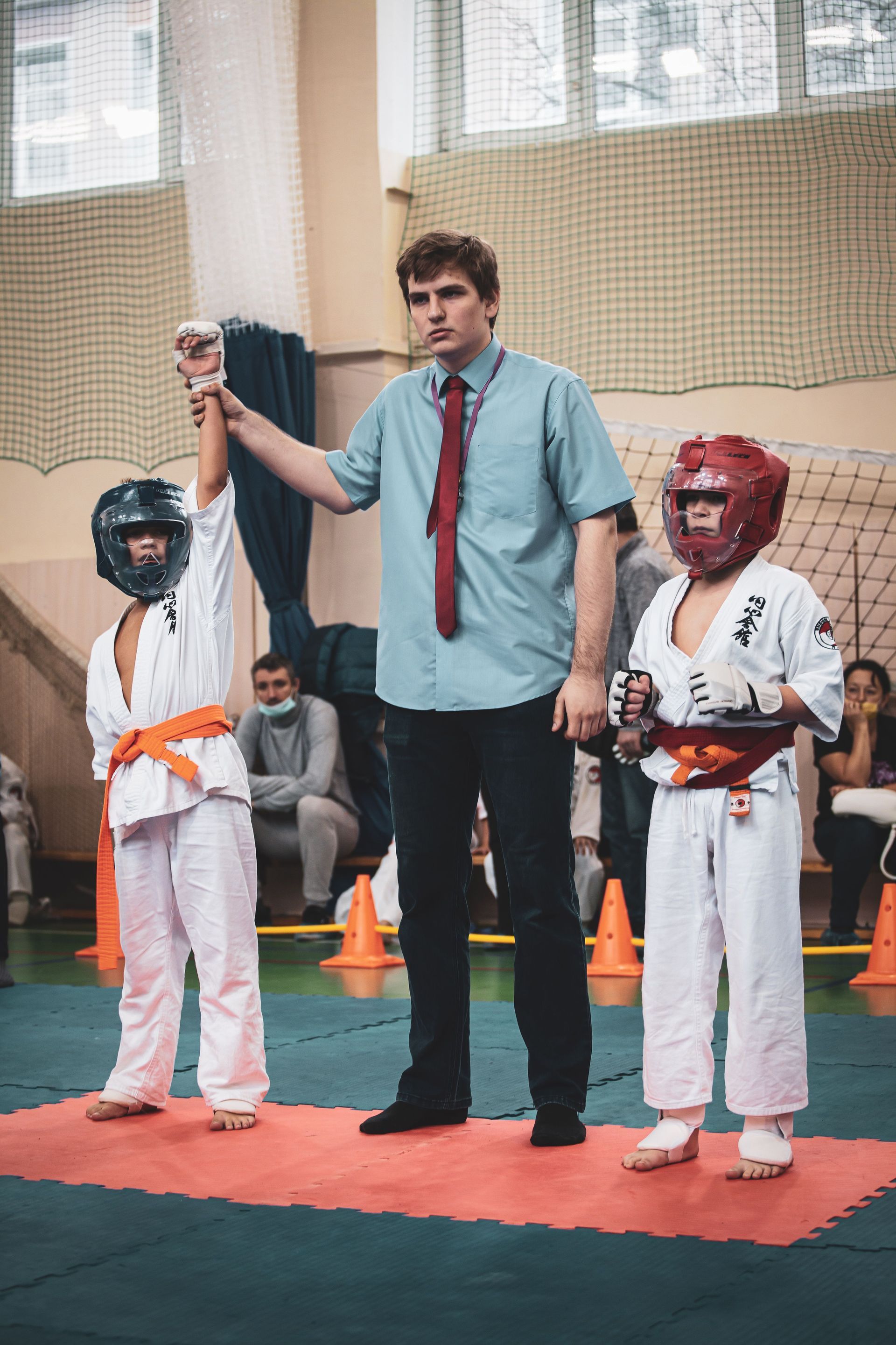 Tournament director at sports venue