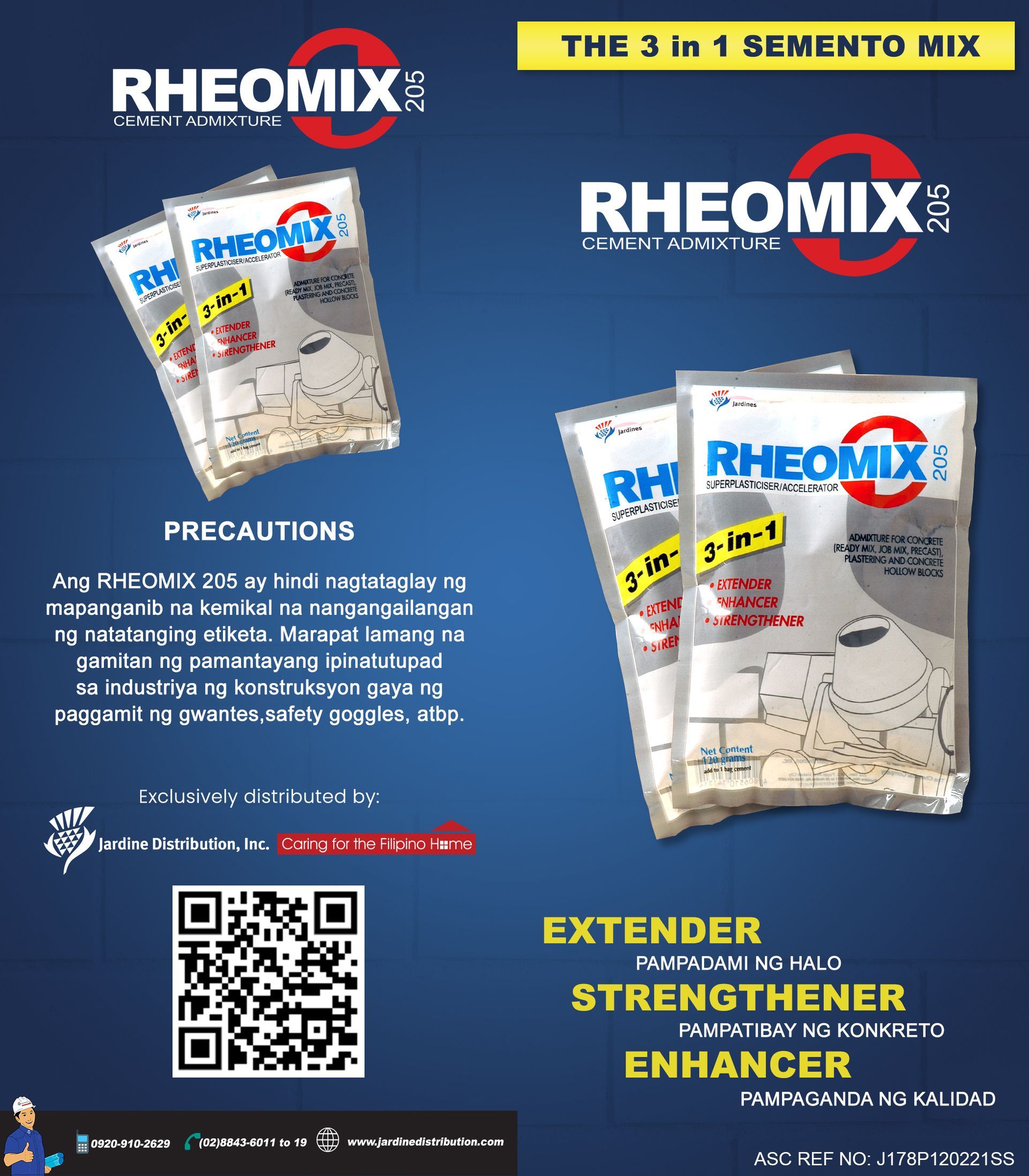 Rheomix cement admixture for improving concrete strength and performance
