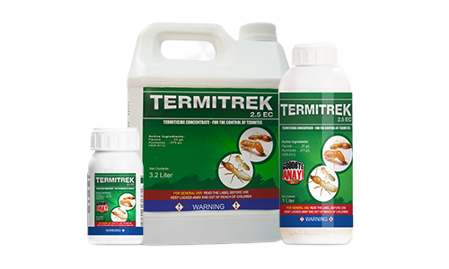 Termitrek soil termiticide solution for termite control and protection of buildings and structures