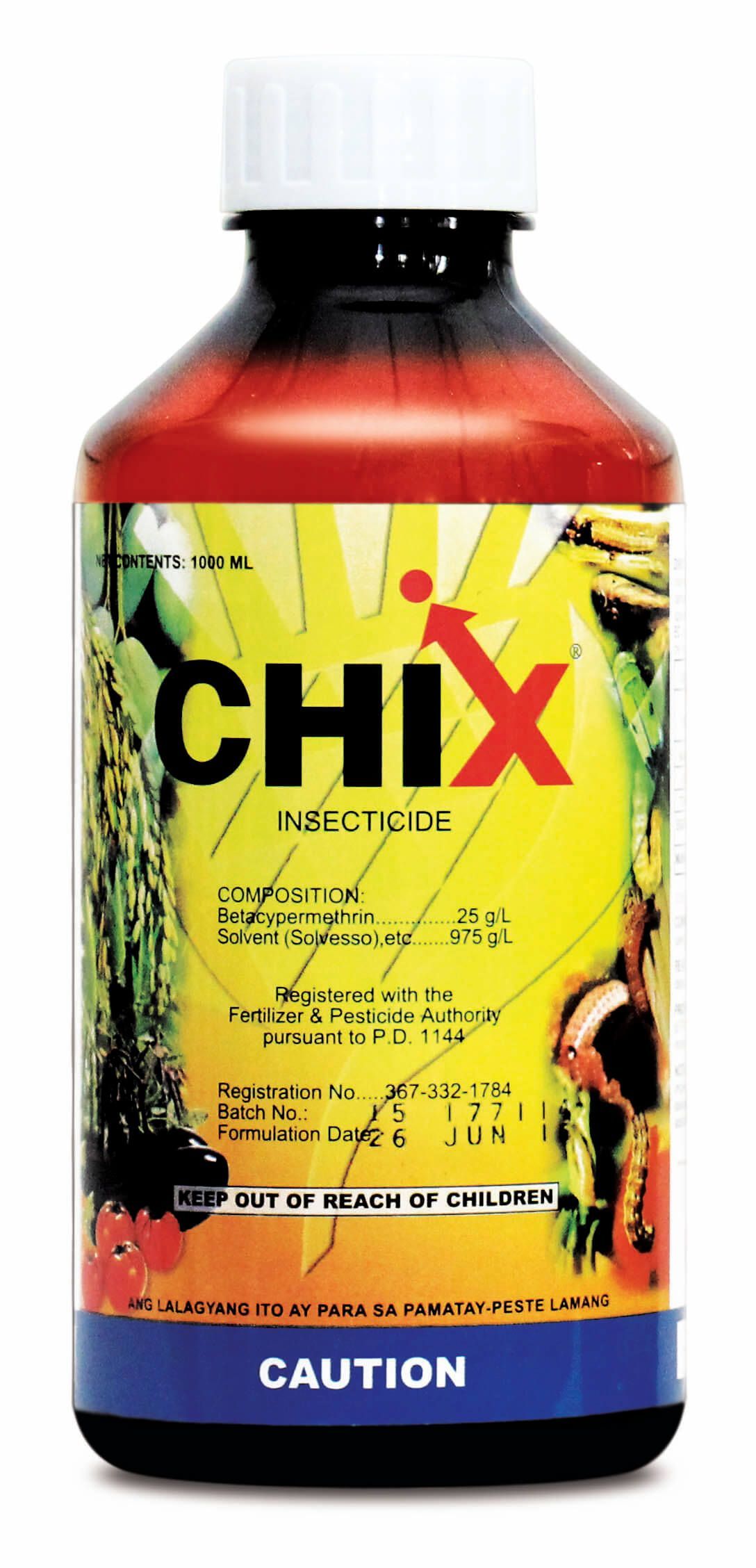 Chix insecticide solution for controlling pests and protecting agricultural crops