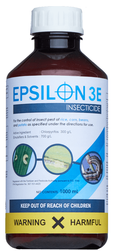 Epsilon 3E insecticide for controlling harmful insects in crops and plants