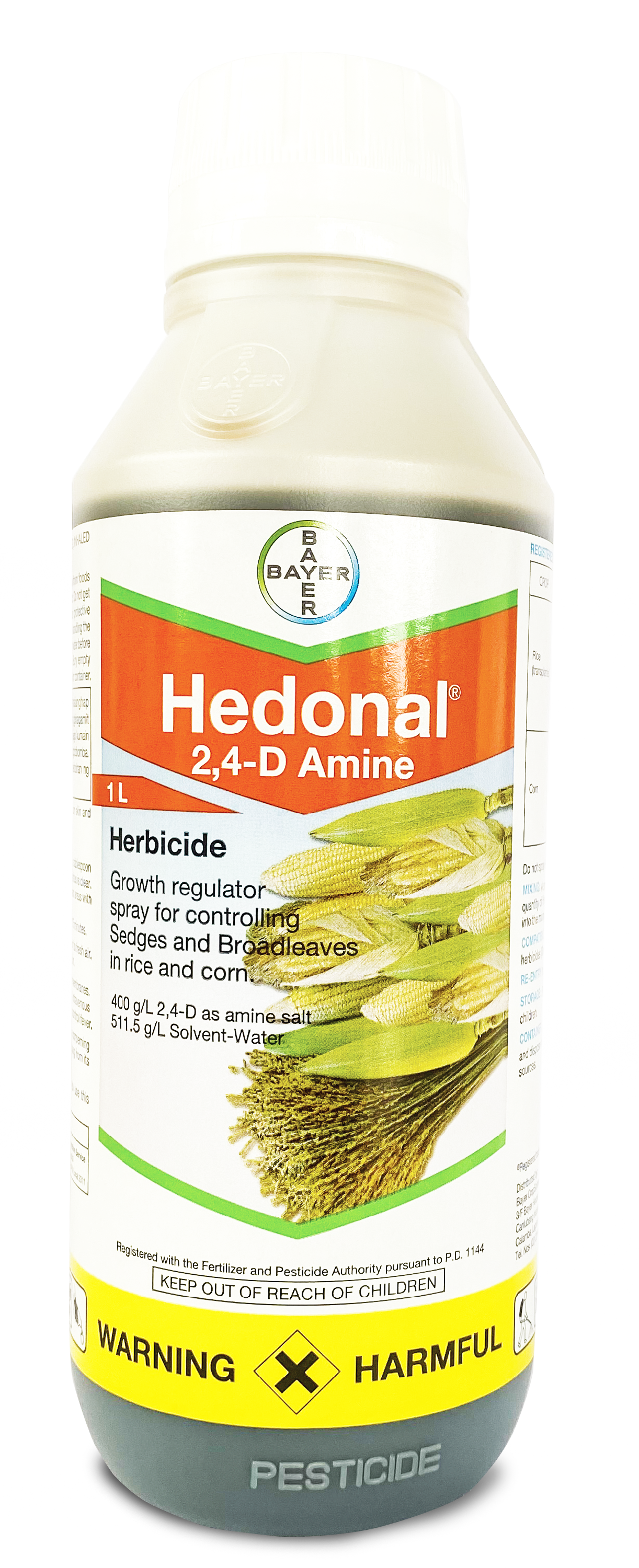 Hedonal herbicide solution for selective weed control in crop production