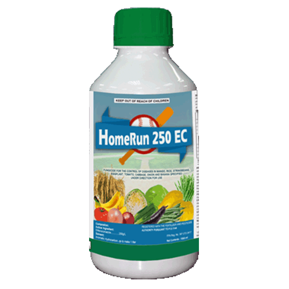 Homerun 250 EC herbicide for controlling weeds in agricultural fields and plantations