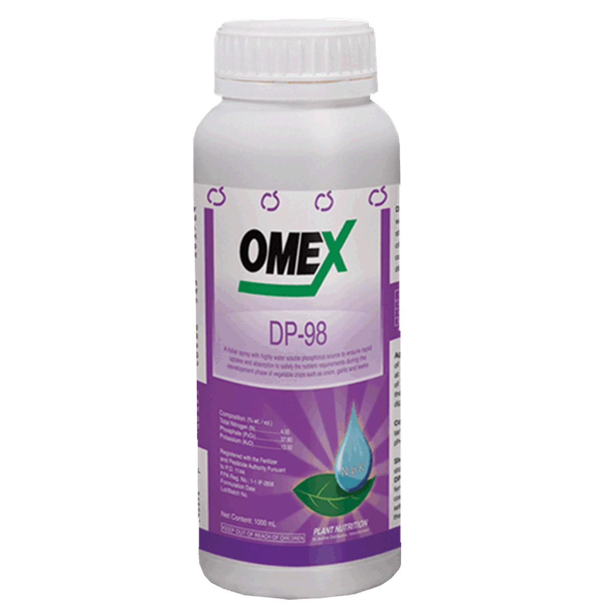 Omex DP 98 micronutrient fertilizer for enhancing plant growth and crop health