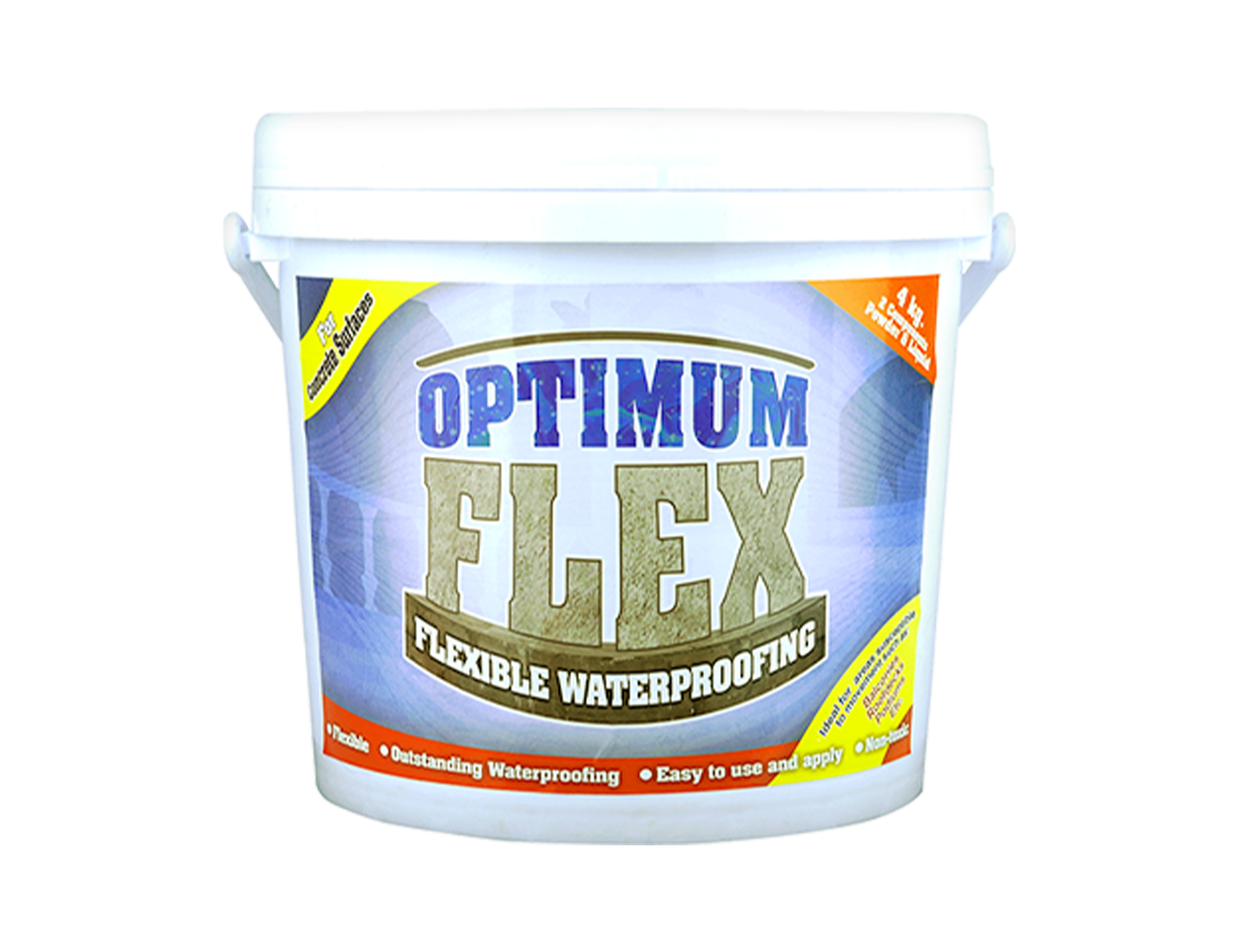 Optimum Flex waterproofing coating for flexible protection against water damage