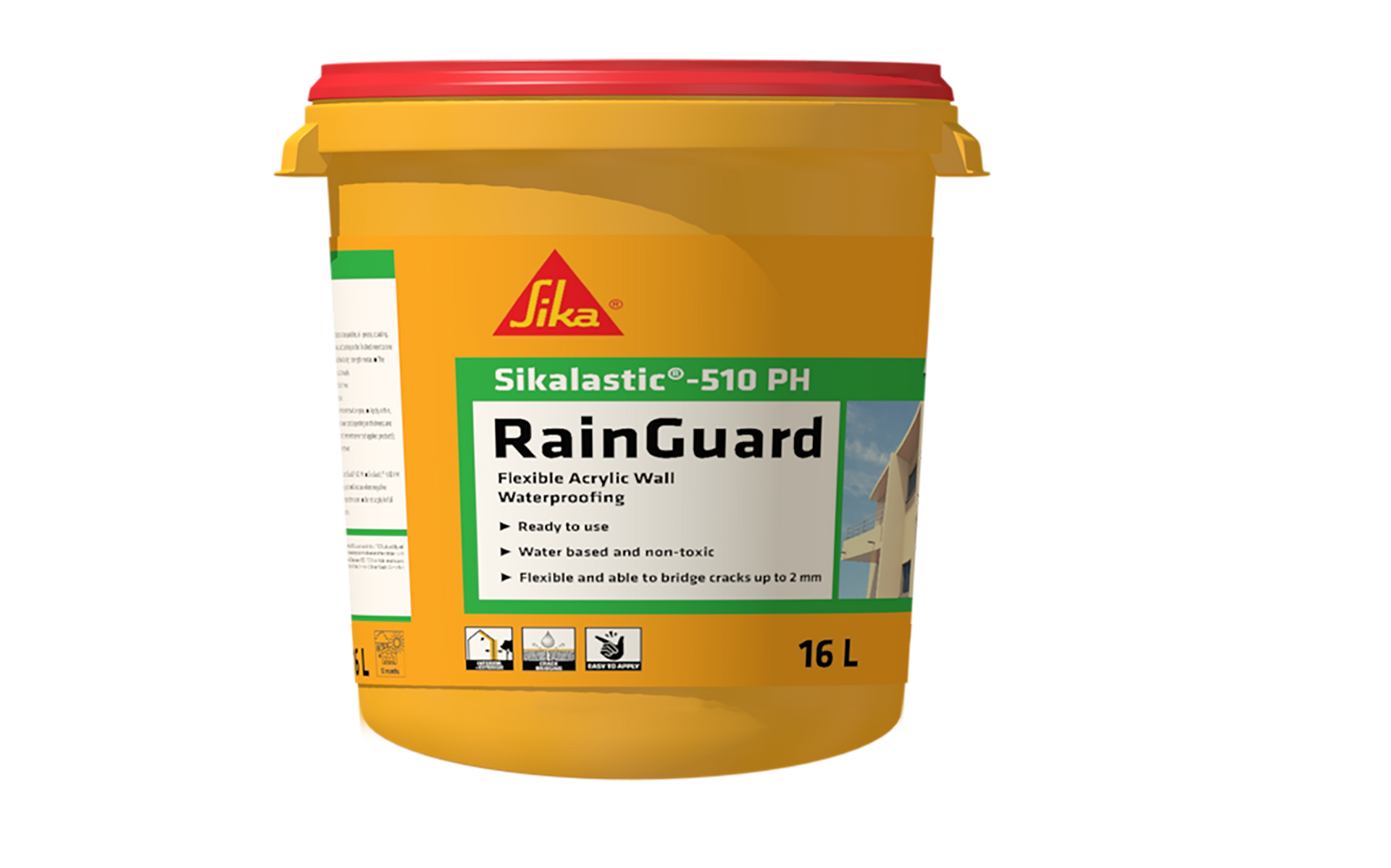 RainGuard waterproofing coating for concrete surfaces and long-lasting protection