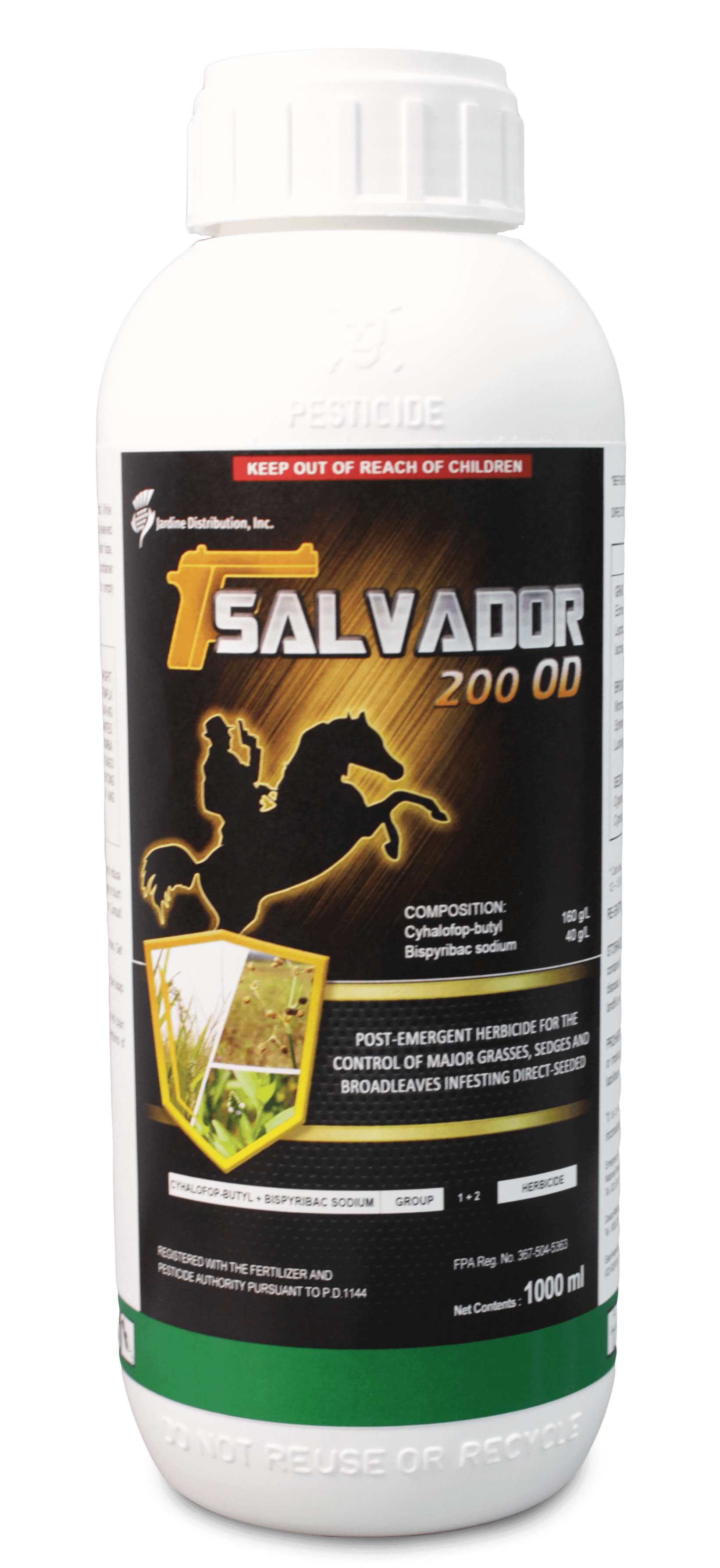 Salvador 200 OD herbicide for selective weed control in agricultural crops