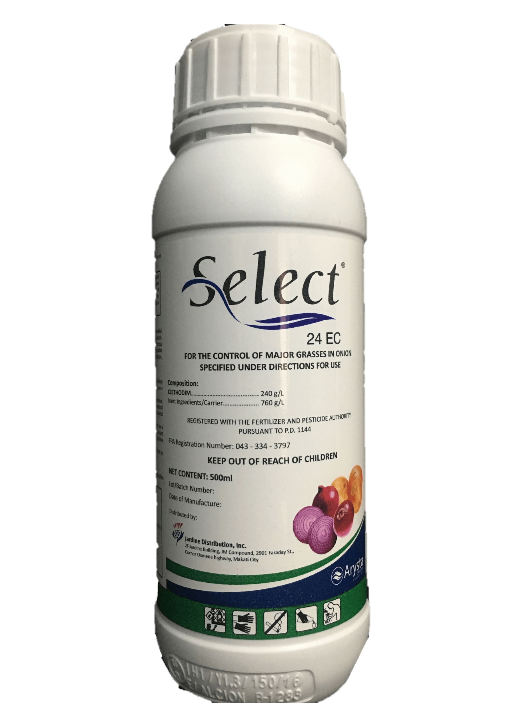 Select 24EC herbicide for controlling weeds in crop fields and plantations