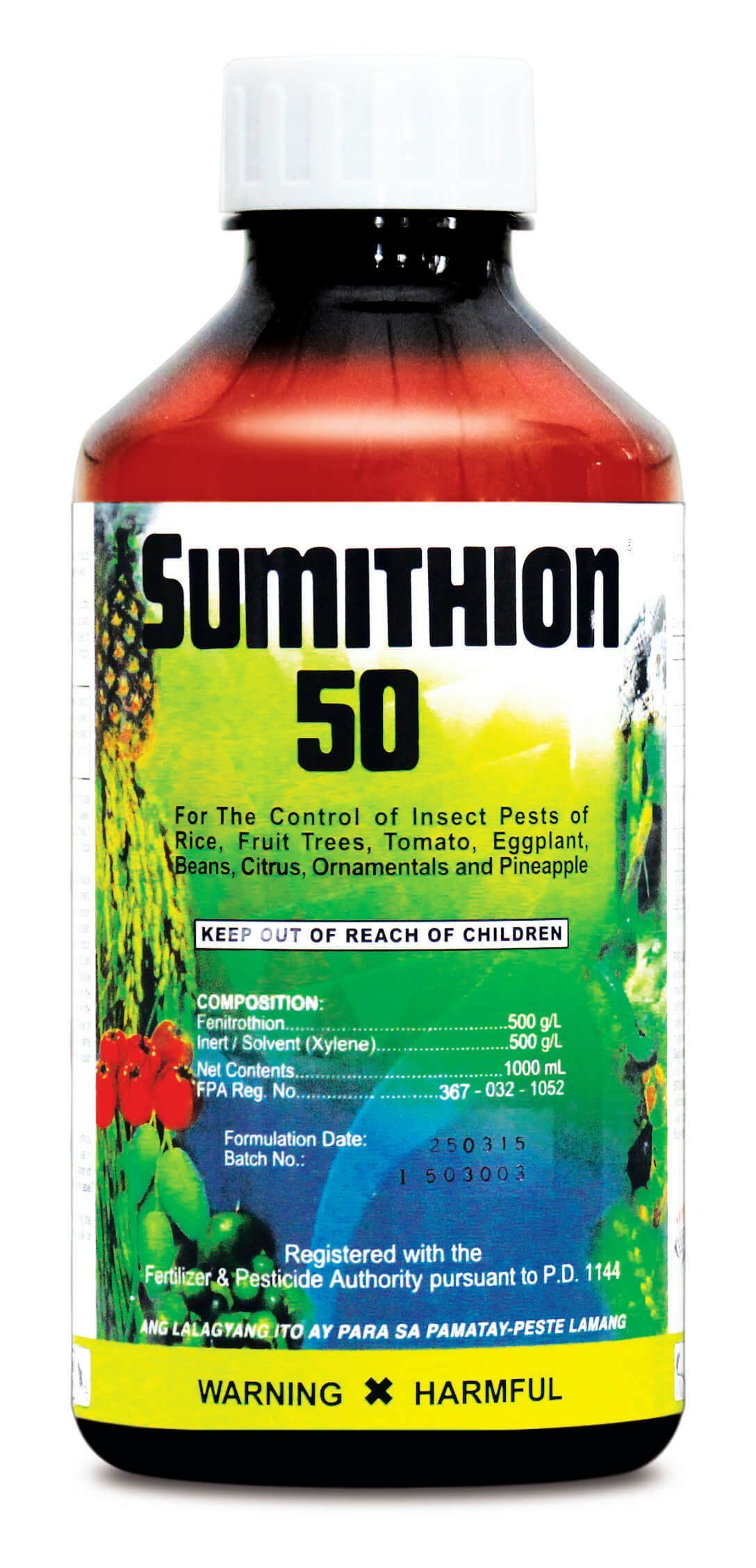 Sumithion insecticide for controlling pests and protecting crops from damage