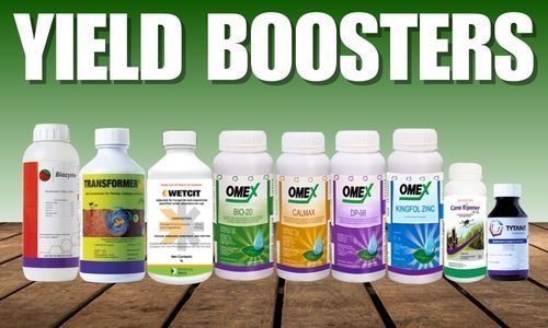 Crop yield boosters and plant growth enhancers for improved agricultural production