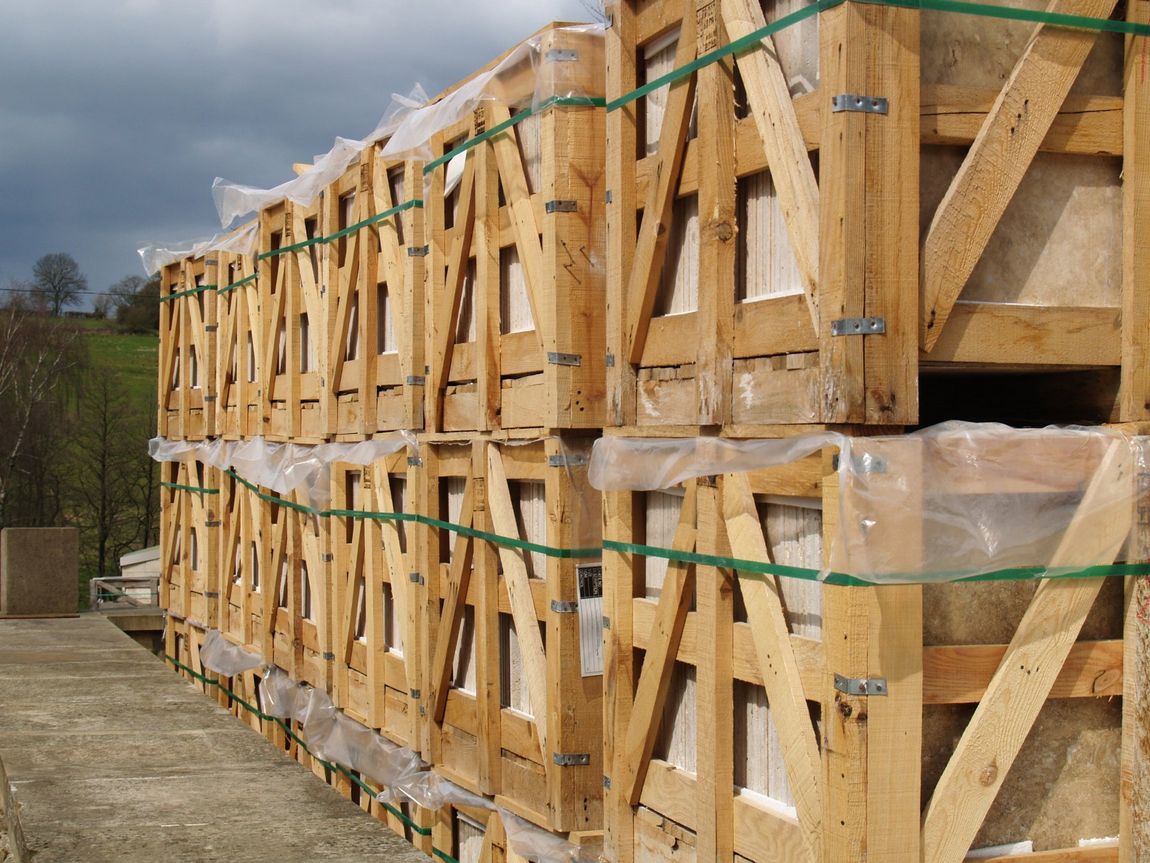 gabbie di legno per imballaggio