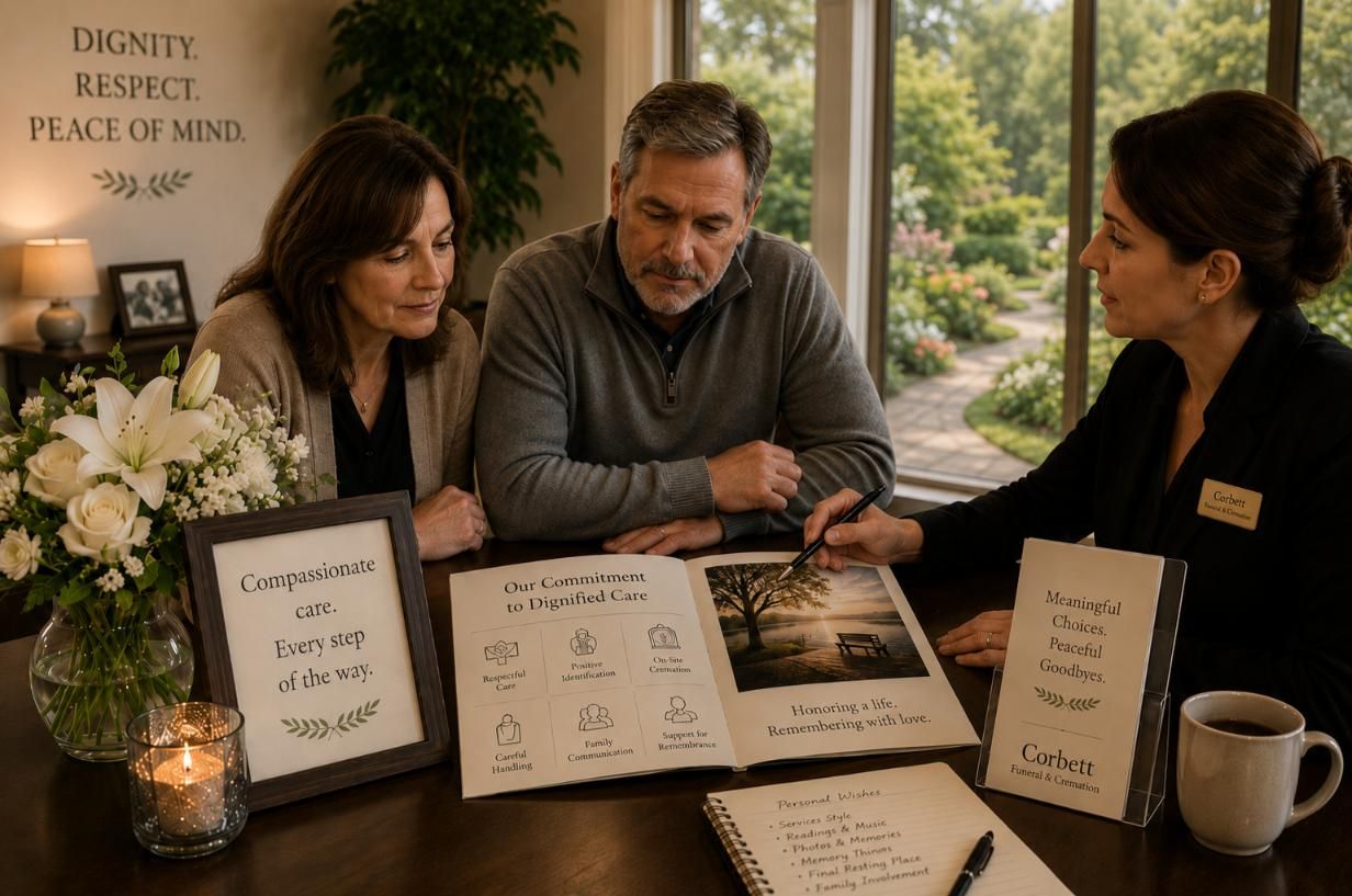 On-site cremation guidance and personal wishes during cremation planning in Norman, OK