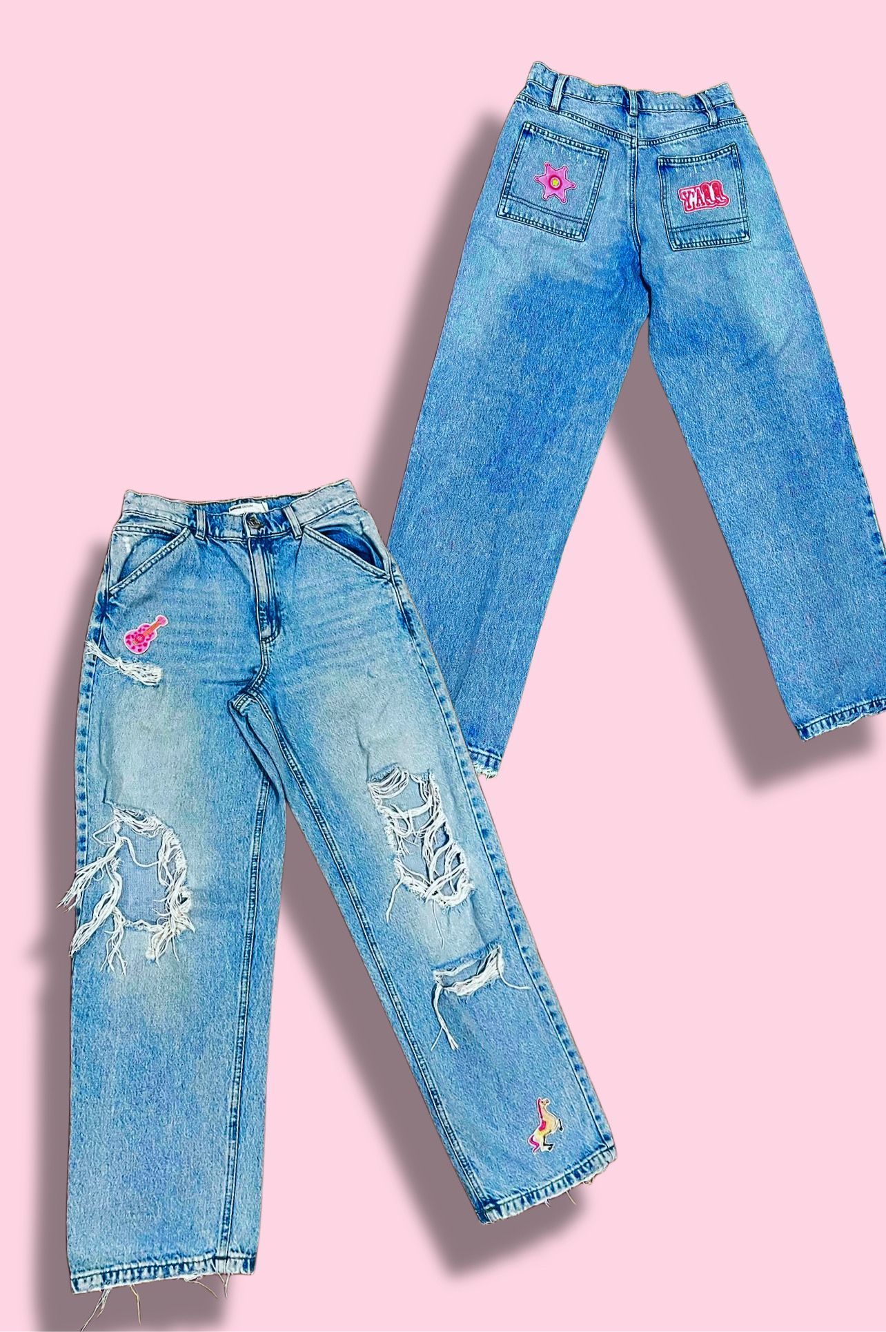 Cowgirl Patch Jeans: Patch Collection