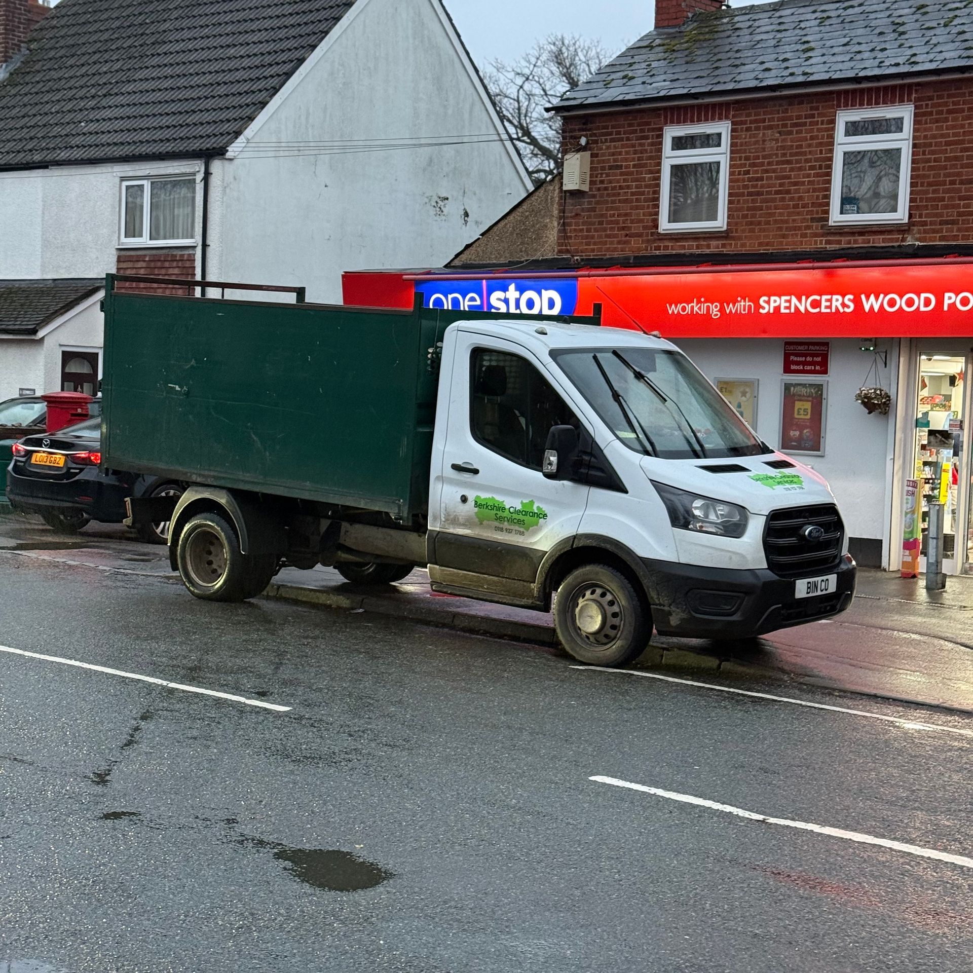 Berkshire Clearance Services van in Spencers Wood