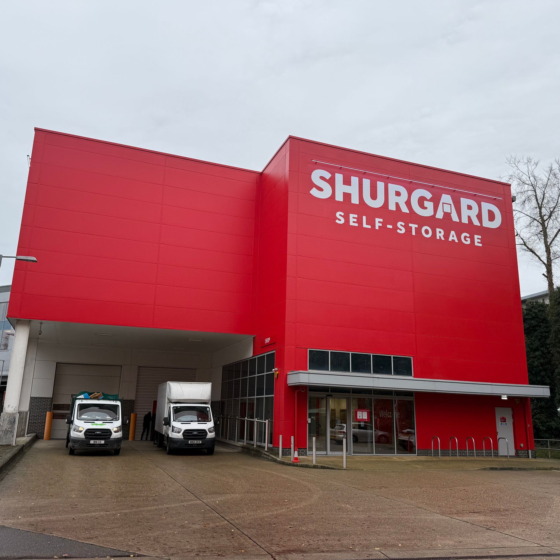 Exterior of Shurgard self-storage in Maidenhead