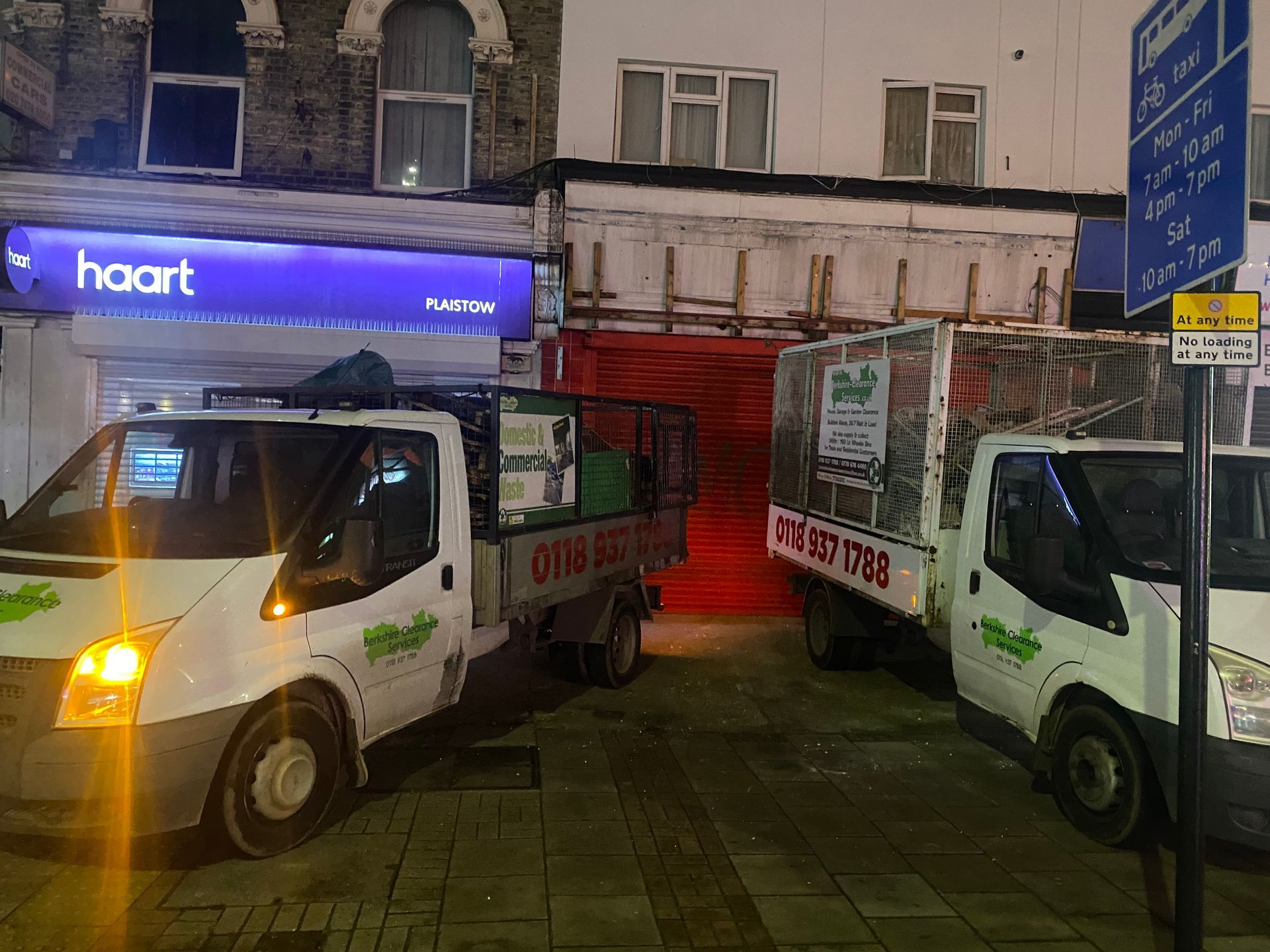 Berkshire Clearance Services Wait and Load waste collection in Canning Town London