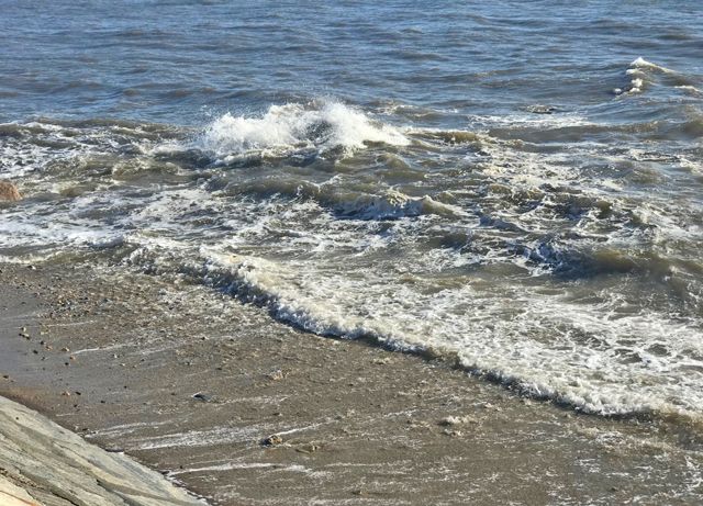 Stormy sea